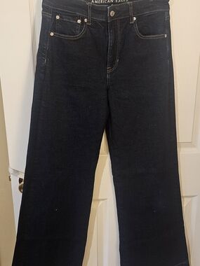 American Rag Blue Denim Jeans with Contrast Stitching